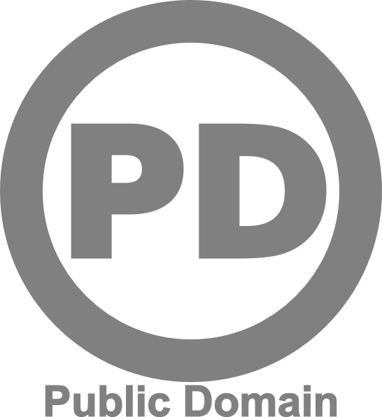 Public Domain Icon clip art 