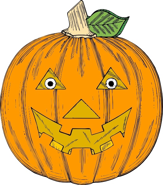 Pumpkin Face clip art