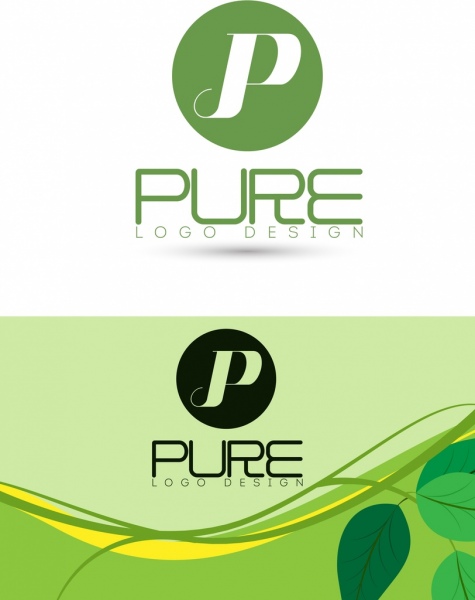 pure product logotype text shape decor
