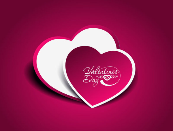 purple backgrounds and hearts vector