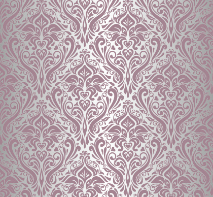 purple floral ornament pattern backgrounds vector