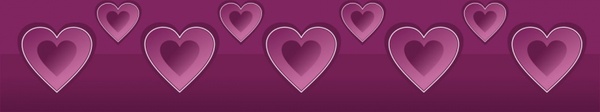 purple hearts background