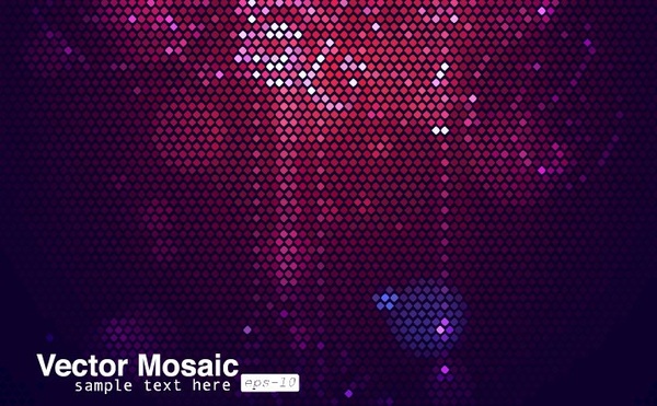 abstract mosaic background dark light effect decoration 