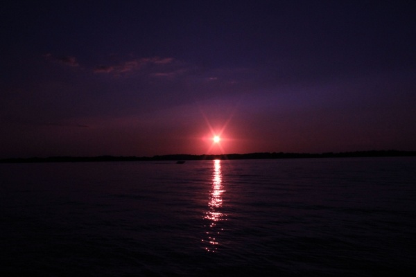 purple sunset in madison wisconsin
