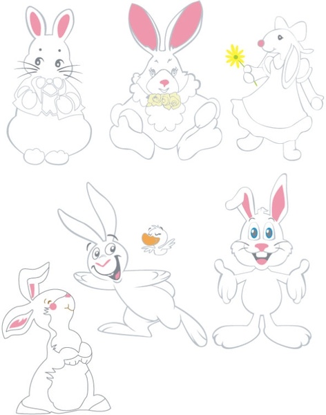 Download Rabbit free vector download (790 Free vector) for ...