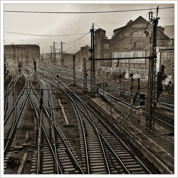 railway tracks gleise seemed