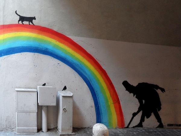 rainbow city murals
