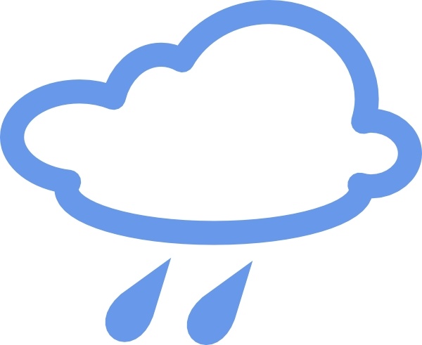 Rainy Weather Symbols clip art