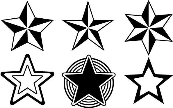 Random Free Vectors – Part 13 Stars