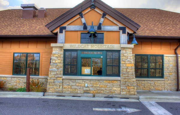ranger station at wildcat mountain state park wisconsin