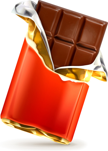 Barra de chocolate en vectores para corel free vector ...