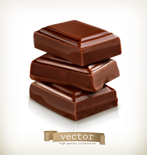 Download Realistic chocolate vector graphics Free vector in Adobe ...
