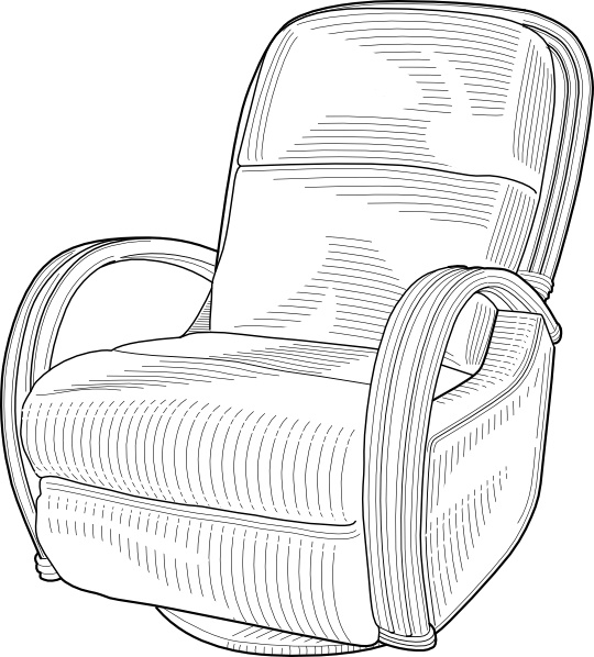 Recliner Chair clip art