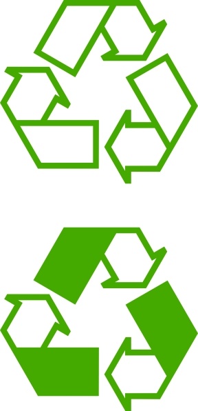 Recycle Icons clip art