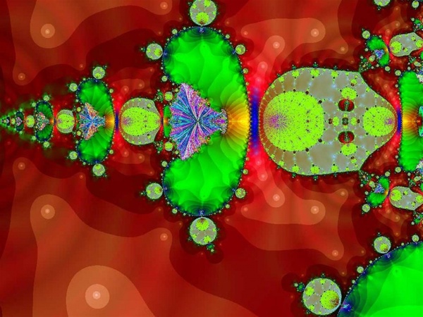 red and green fractal