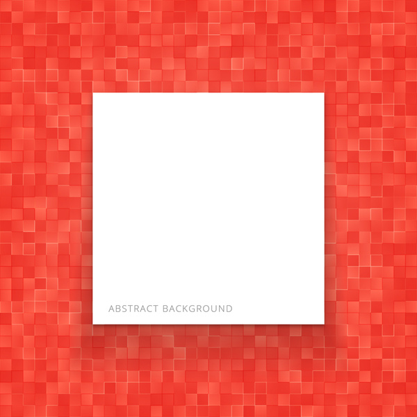 red checkerboard background with copy space