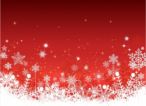 Red christmas horizontal background