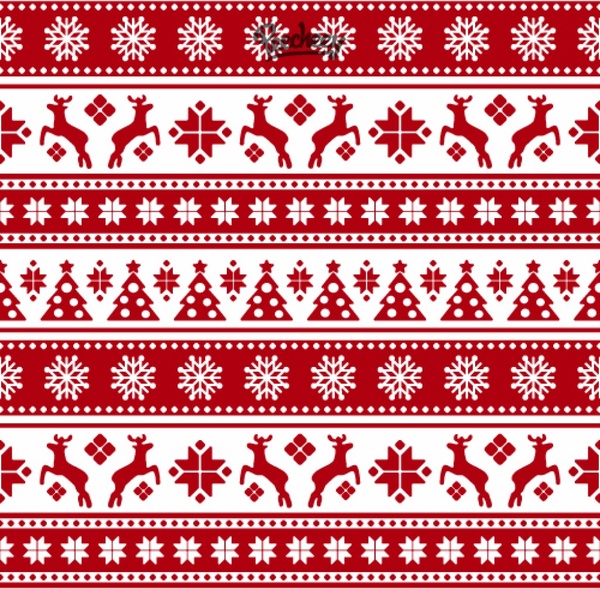 red christmas seamless background