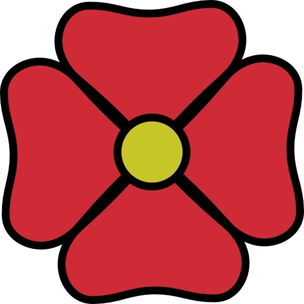 Red Flower clip art