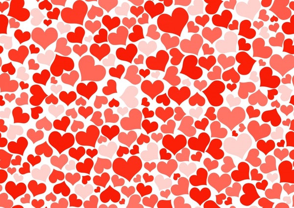 red hearts wallpaper