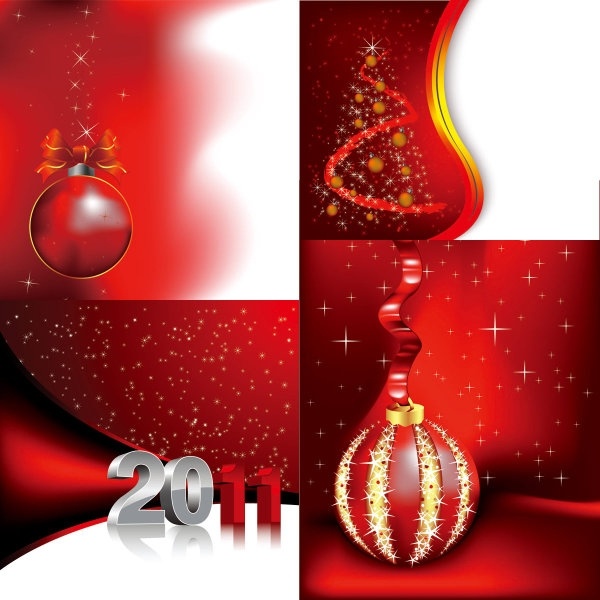 red holiday background vector