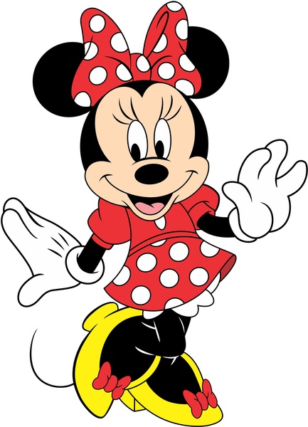 Minnie vermelha vectors free download graphic art designs