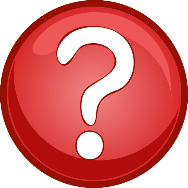 Red Question Mark Circle clip art 