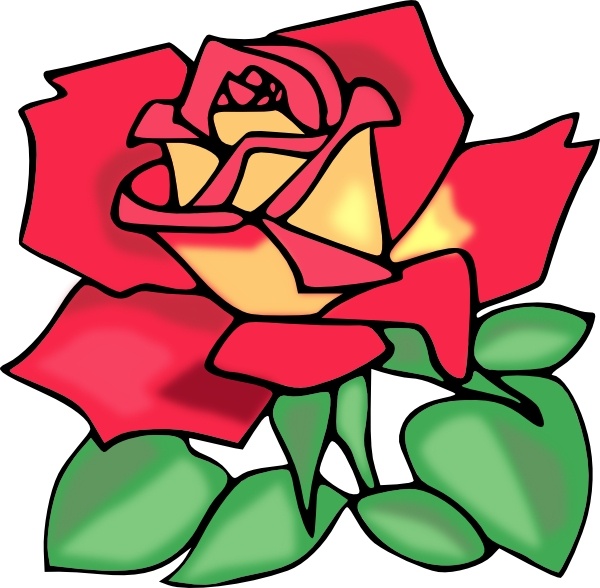 Red Rose clip art