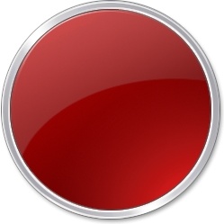 Red round button 