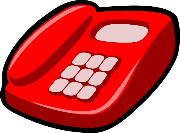 Red Telephone clip art Free vector in Open office drawing svg ( .svg ...