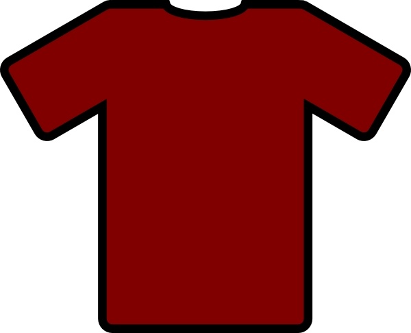 Red Tshirt clip art 