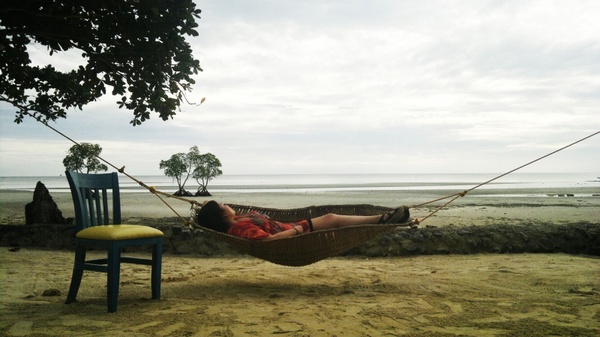 relax beach hammock
