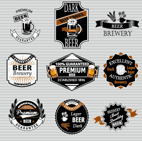 Download Vintage beer label free vector download (16,912 Free vector) for commercial use. format: ai, eps ...