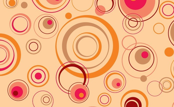 abstract background various colorful circles decoration