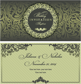 Editable wedding  invitations free  vector  download  3 979 