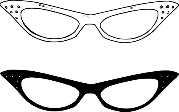 Retro Glasses clip art