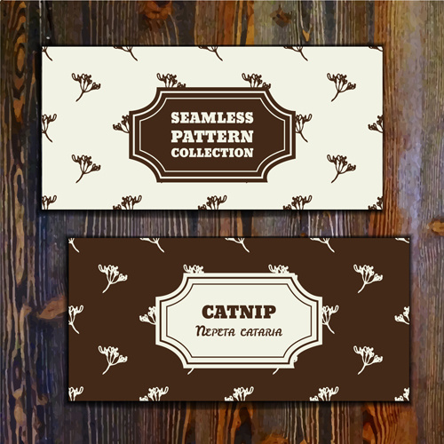 retro wooden background with banner vector