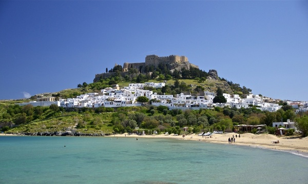 rhodes greece castle
