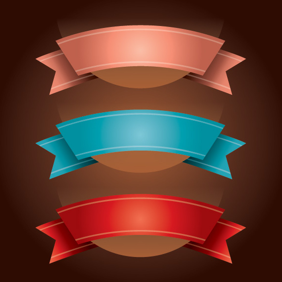 ribbons vector graphic