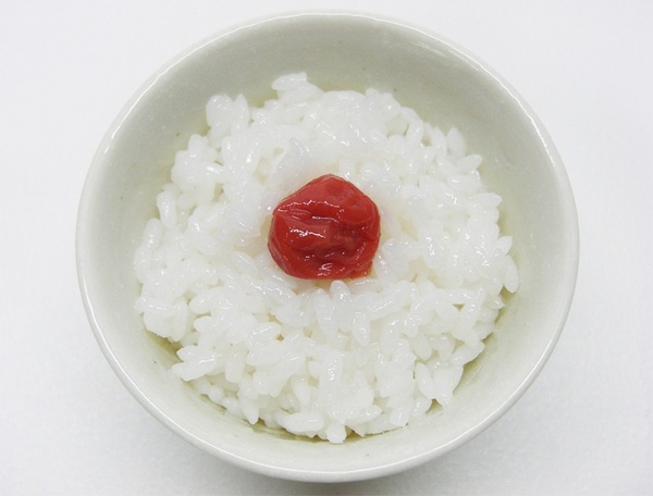 rice and umeboshi