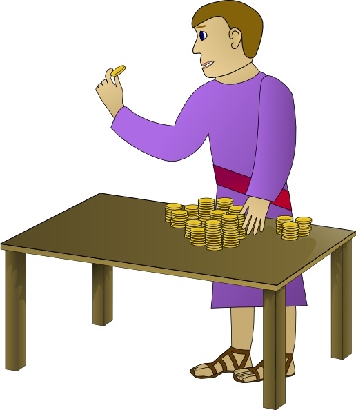 Rich Young Man, Counting clip art
