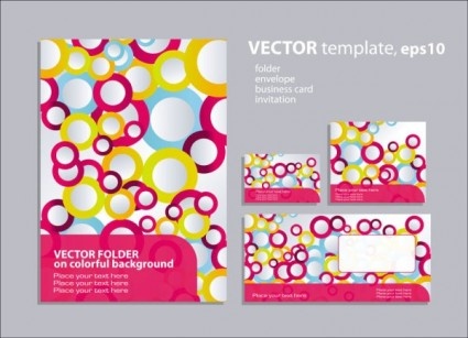 ring element of background pattern vector