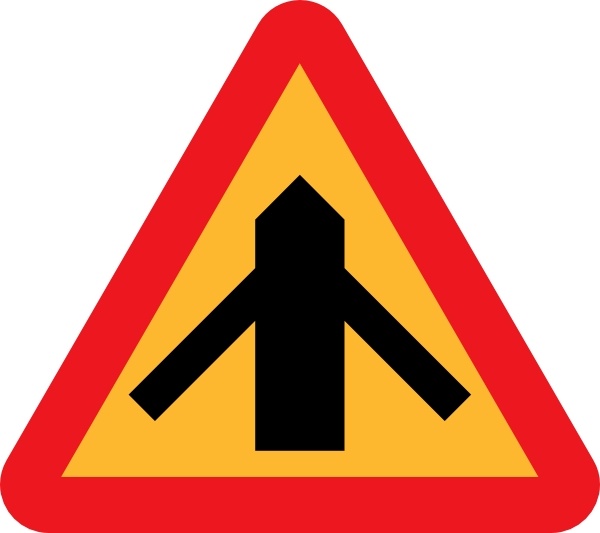 Road Layout Sign clip art