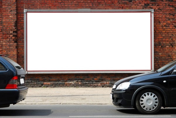 roadside blank billboards definition picture