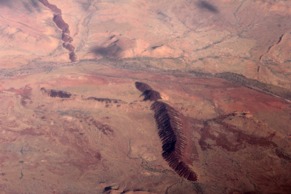 rock lizard western australia from the air