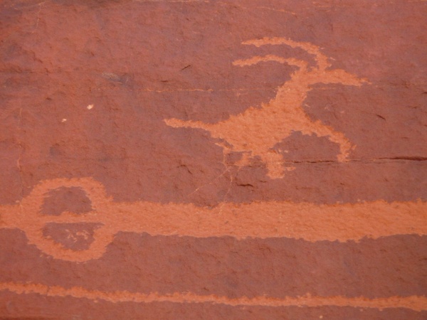 rock painting rock carving valley of fire