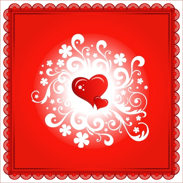 romantic valentine39s day heartshaped happy vector