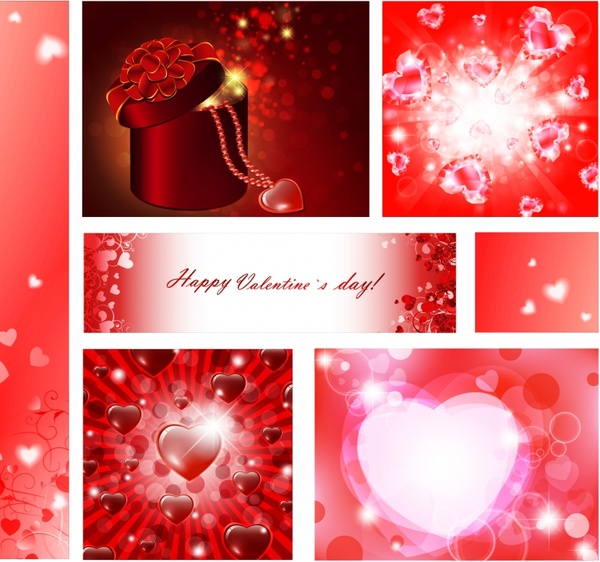 valentines background templates busting dynamic bokeh hearts decor