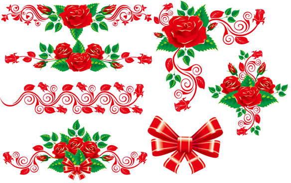 Download Rose border free vector download (6,541 Free vector) for ...