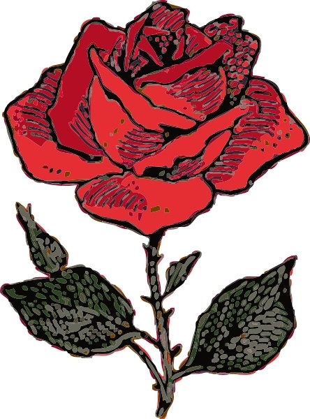 Rose Svg File Rose Digital Cut File Rose Clip Art Rose Digital Clip Art Rose Vinyl Cut File Rose Vector